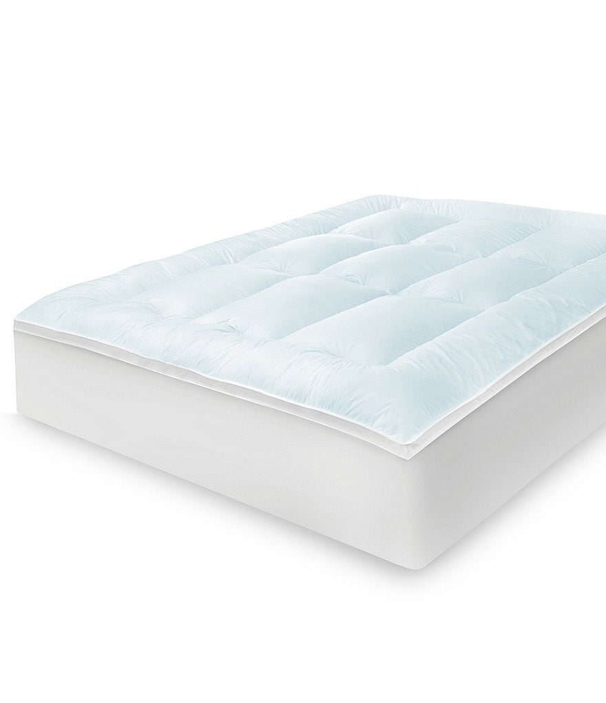 Sensorpedic Memory Cloud 3.5#double; Gel-Infused Memory Foam & Fiber Mattress Topper