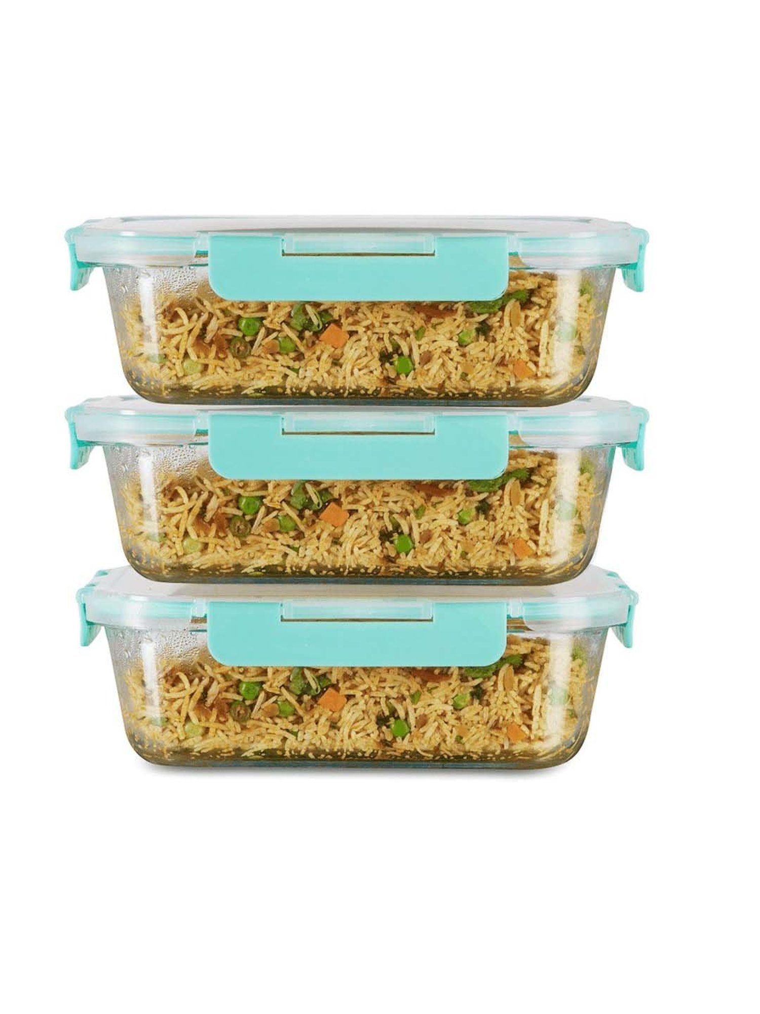 Allo Borosilicate Glass Containers with Lids Microwave Safe Container for Glass Storage Containers