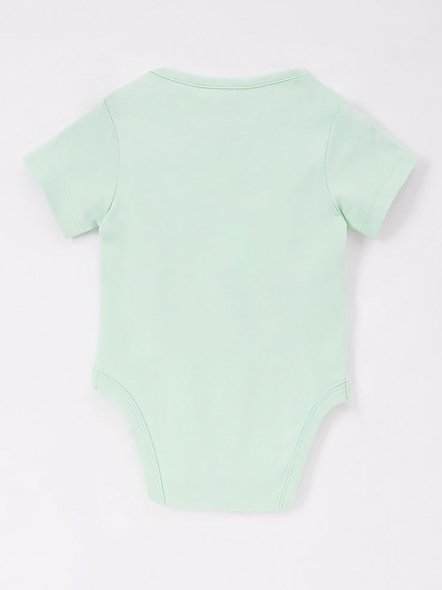 Ed-a-Mamma Baby Green Printed Bodysuit