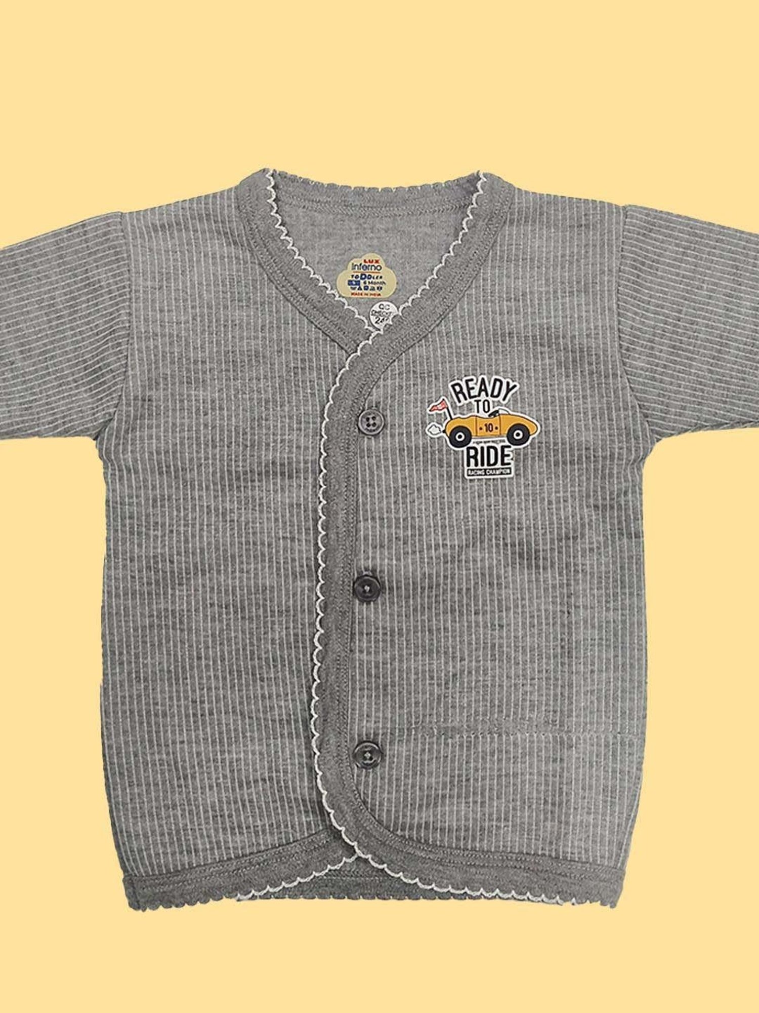 Bodycare Kids Assorted Striped Full Sleeves T-Shirt with Pants