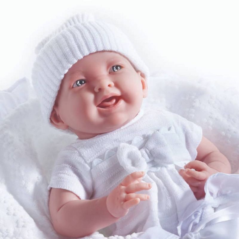 JC Toys La Newborn 15.5" Baby Doll - White Outfit