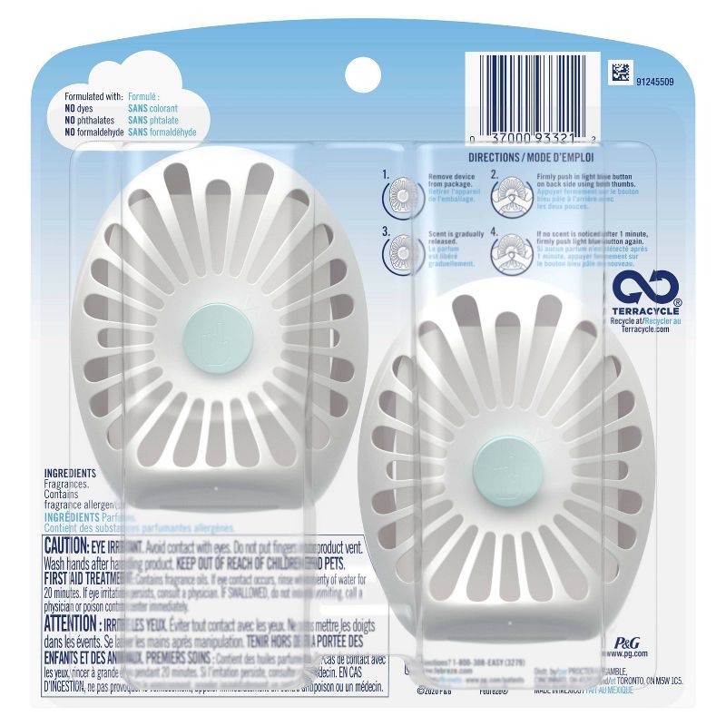 Febreze Odor-Eliminating Small Spaces Air Freshener - Wild Berries - 2ct