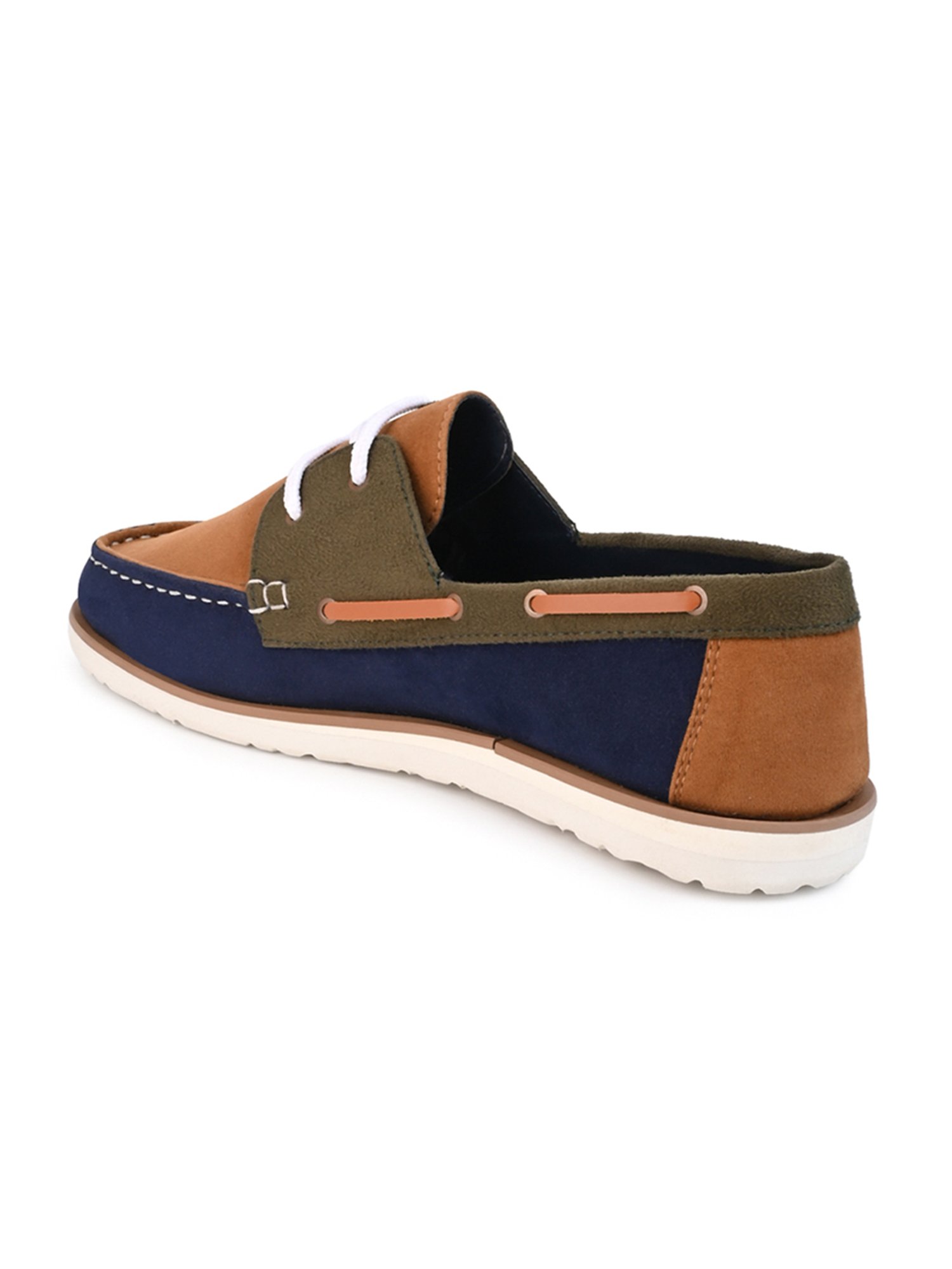 Styli Men's Multicolor Boat Shoes