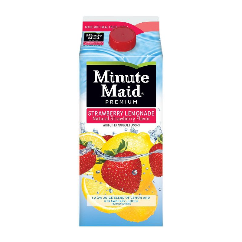 Minute Maid Strawberry Lemonade Fruit Juice - 59 fl oz