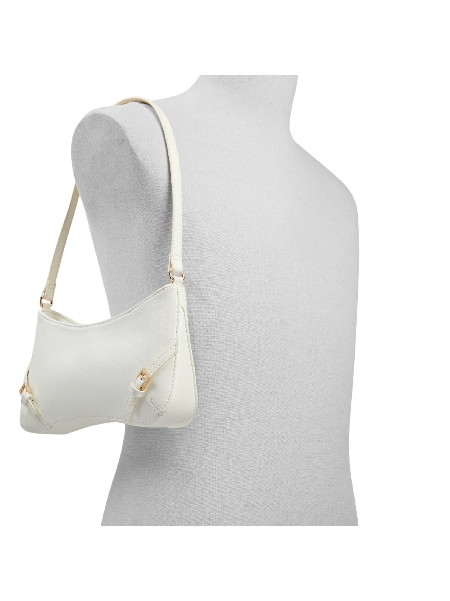 Call It Spring White Solid Small Shoulder Handbag
