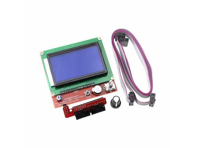 3D printer smart controller RAMPS 1.4 LCD 12864 control panel blue screen