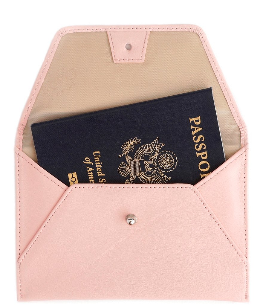ROYCE New York Leather Envelope Travel Organizer