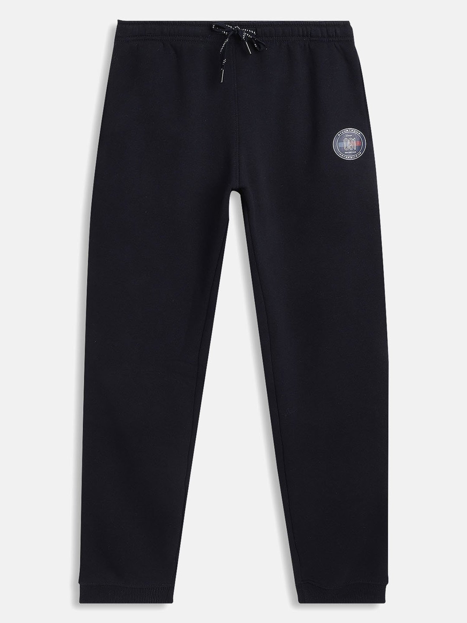 Octave Boys Navy Solid Trackpants