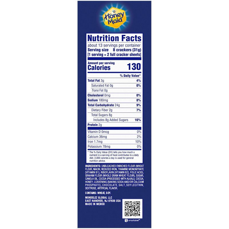 Honey Maid Chocolate Graham Crackers - 14.4oz