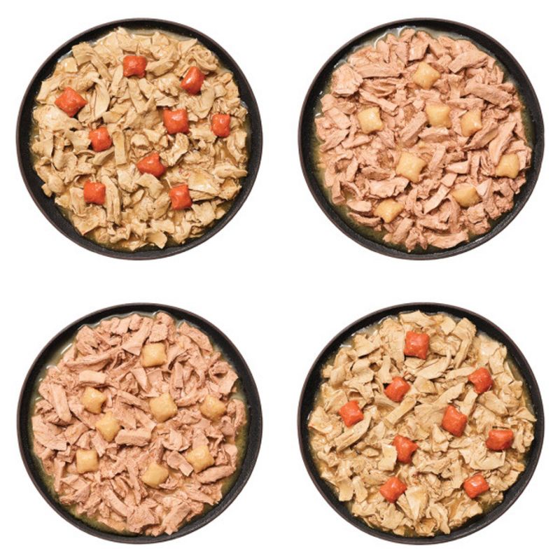 Friskies Stuf'd & Sauc'd Chicken Tuna Turkey Salmon & Shrimp Wet Cat Food - 5.5oz/32ct