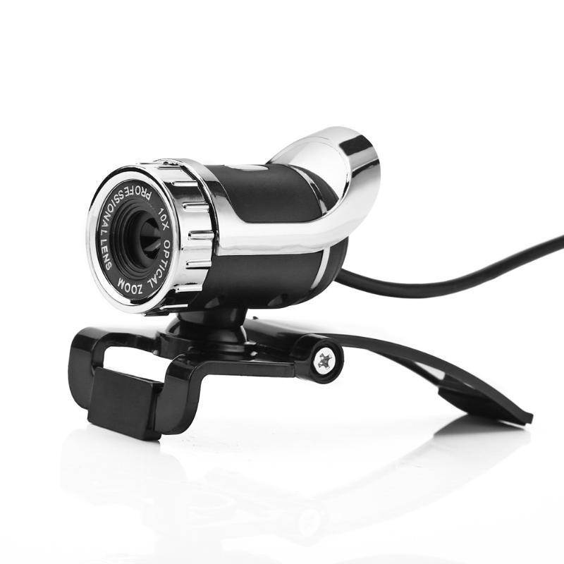 Computer Office Webcam USB 2.0 12 Megapixel High Definition Camera Web Cam 360 Degree MIC Clip-on For Skype notebook laptops