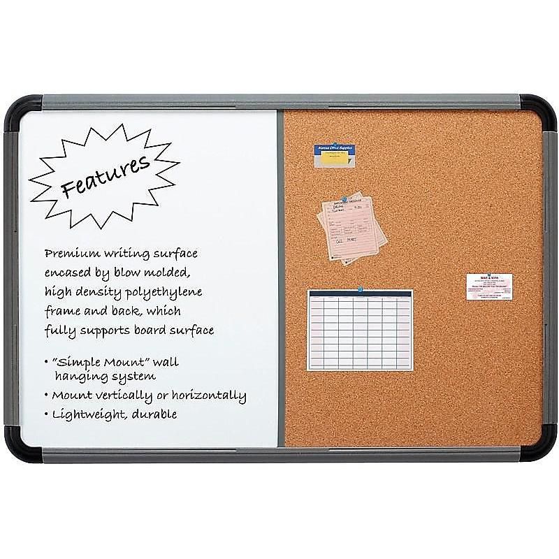 ICEBERG Ingenuity Combination Cork & Dry Erase 36047