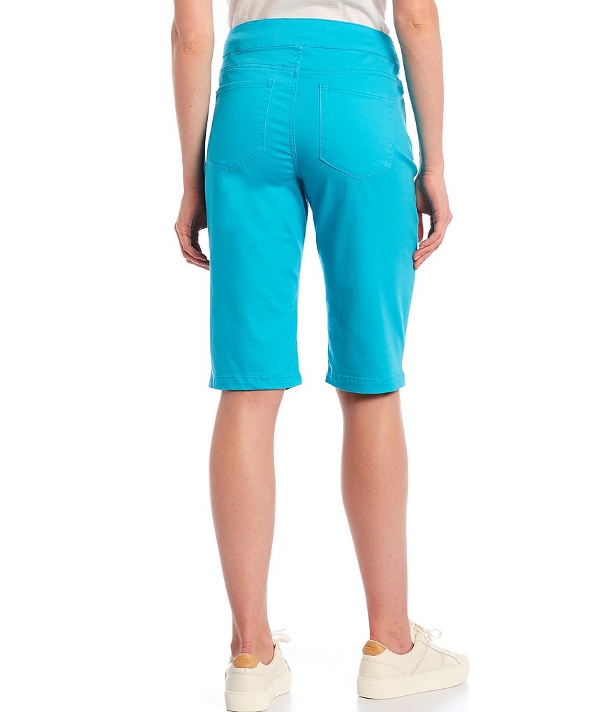 Westbound Petite Size the PARK AVE fit Indigo Skimmer Shorts