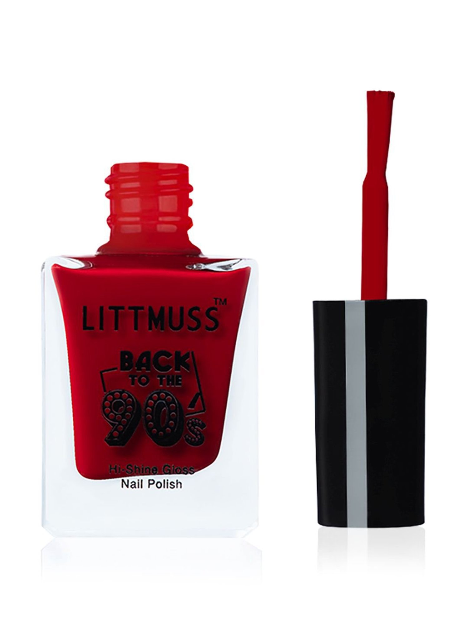 Littmuss Back To The 90's Hi Shine Gloss Nail Polish Rosewood Red 046 - 9.5 ml