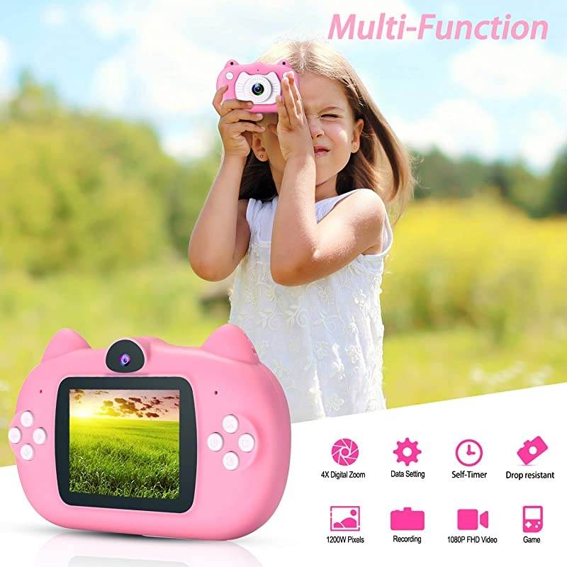 Video Camera for Kids,  1080P FHD Digital Kids Camera Camcorder Video Recorder with 2.4" Screen for Age 3-10