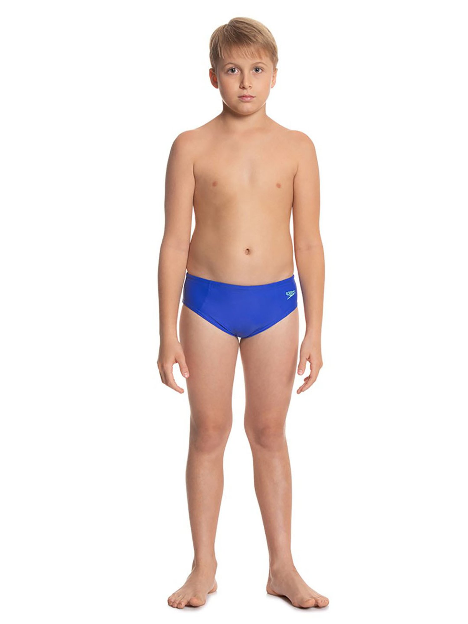 Speedo Kids Blue Solid Brief