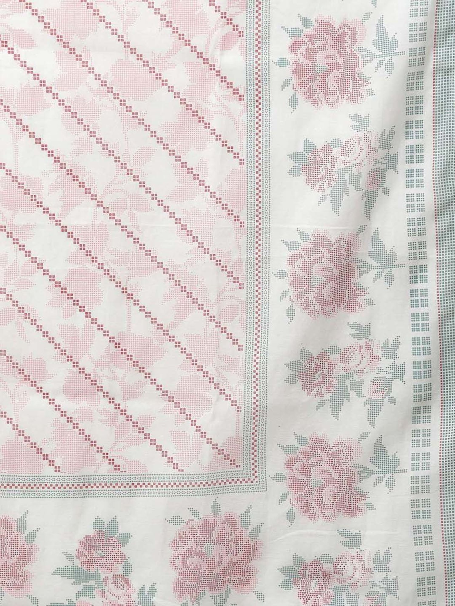 Aurelia Pink Cotton Printed Dupatta