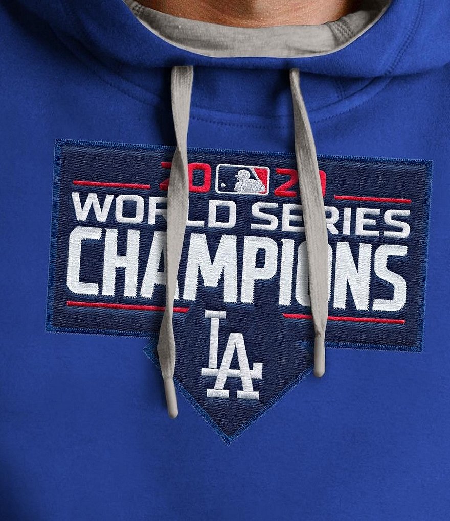 Antigua Los Angeles Dodgers 2020 MLB World Series Champions Victory Pullover Long-Sleeve Hoodie