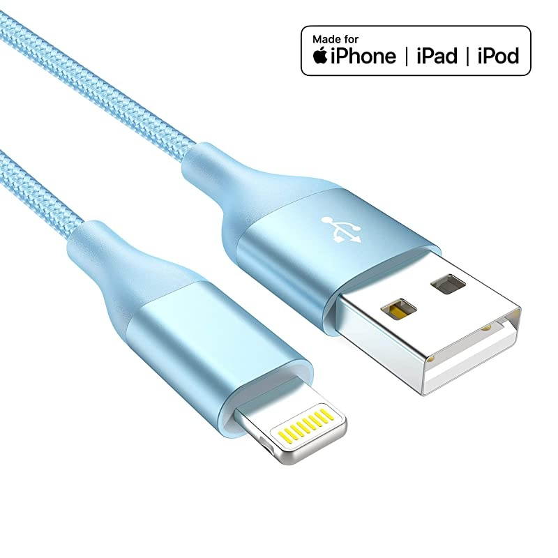 Lightning CableCertified Charger Cable for iPhone4Pack 33FT 66FT Nylon Braided USB Lightning Cable for iPhone X8 Plus87 Plus76 Plus66S Plus6s5iPad and Morered