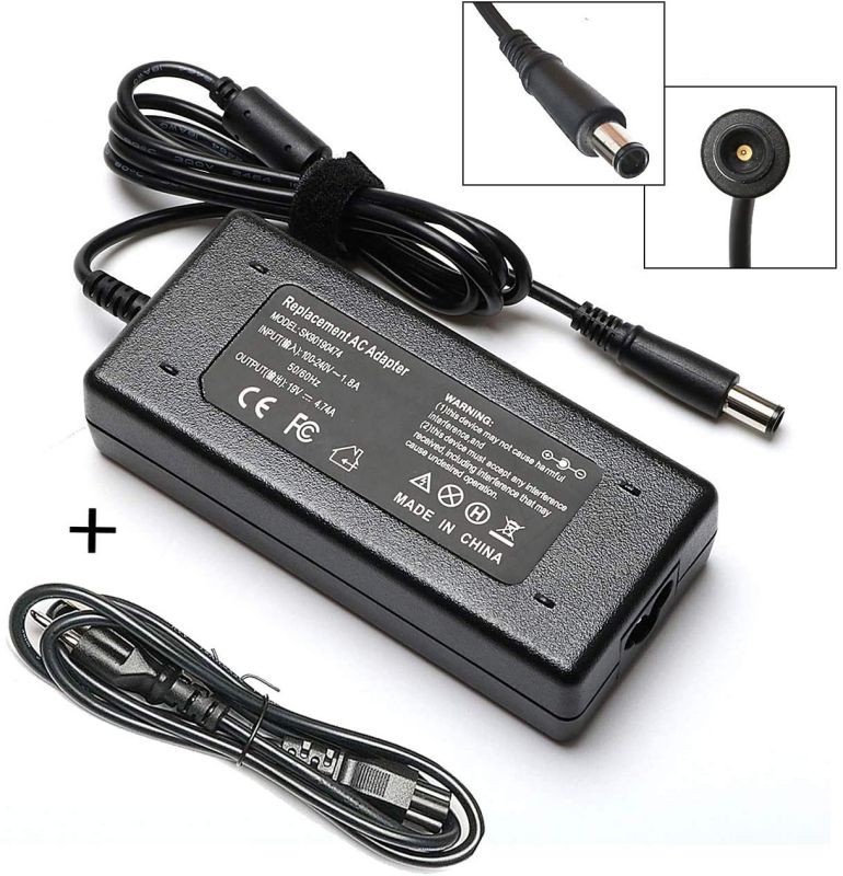90W AC Adapter Laptop Charger Compatible for HP Probook 4530s 4540s 4330s 4430s 4440s 6550b 6460b 6560b 6470b 6570b HP Compaq 6530b 6730b 6910p nx9030 Laptop Notebook PC Power Supply Cord Plug