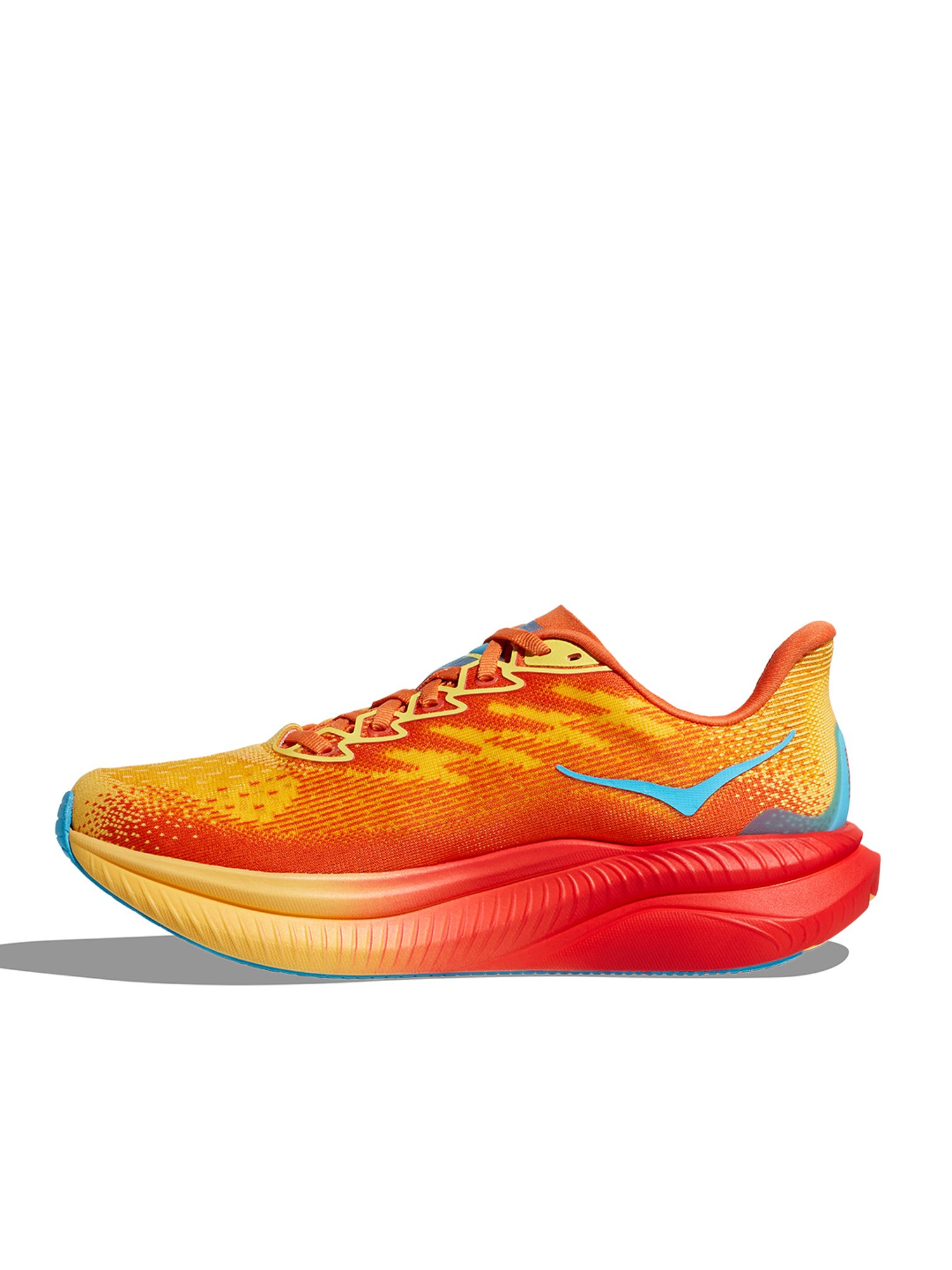 Hoka Women's W MACH 6 Poppy & Squash Running Shoes