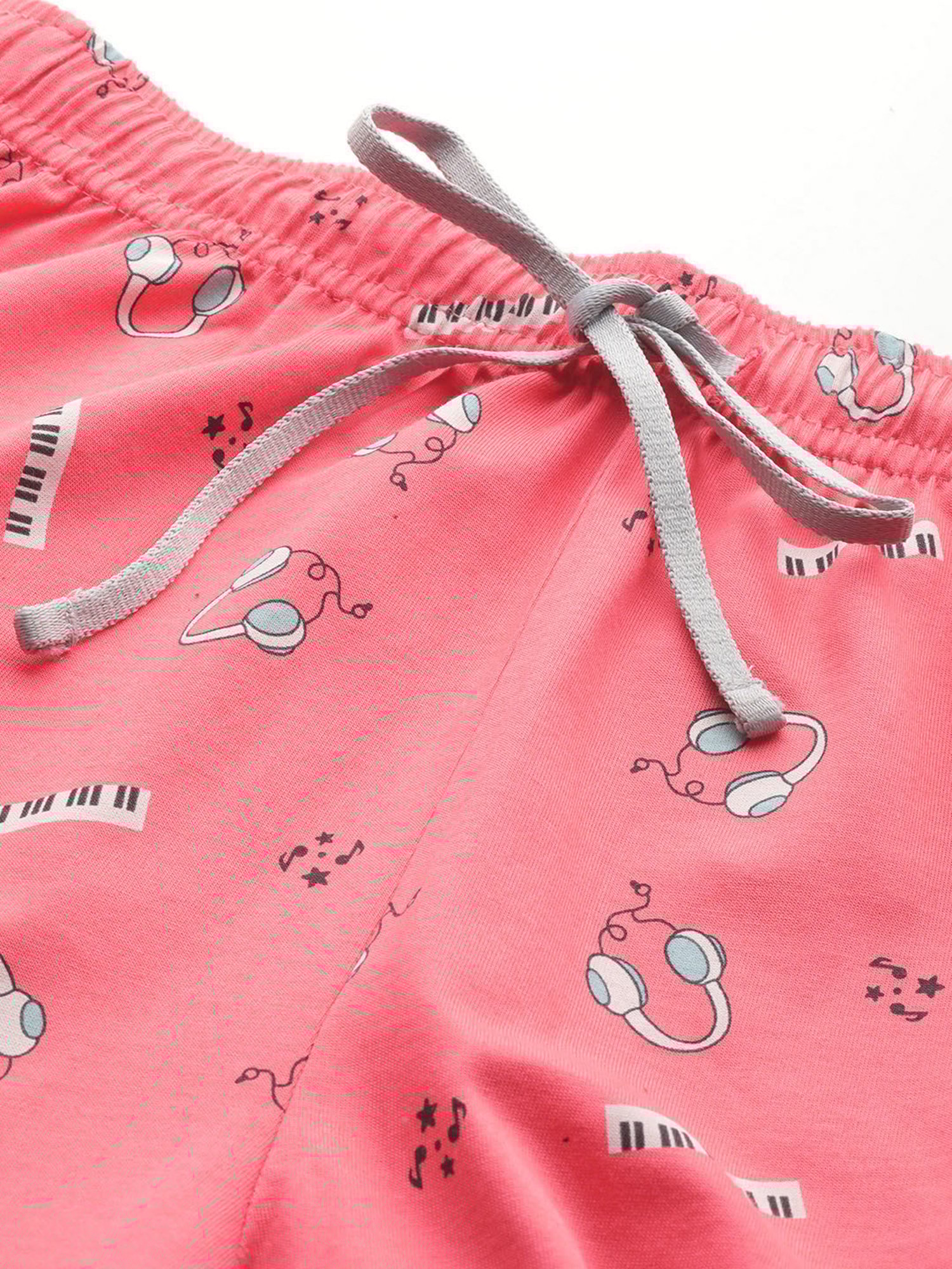 Leading Lady Coral Printed Lounge Pants