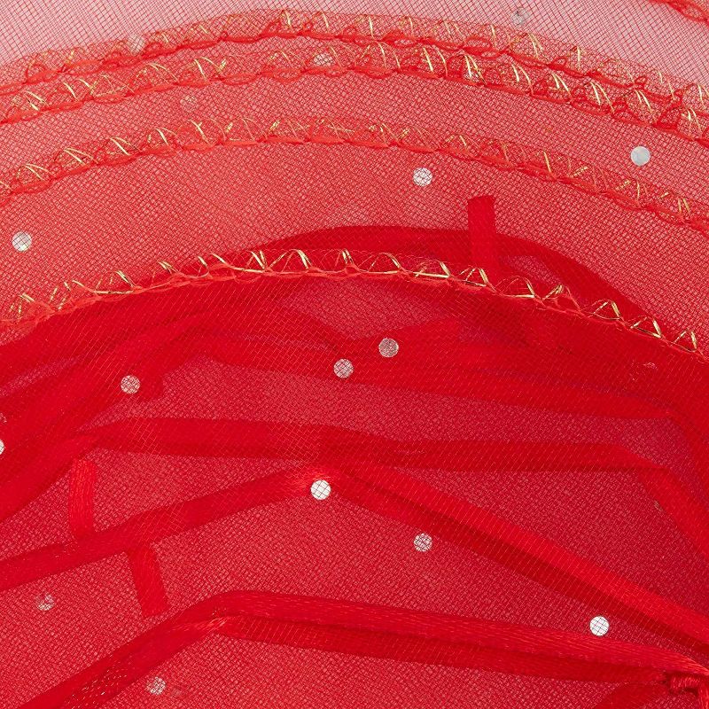 100PCS 10" Organza Bags, Red Wedding Favor Bags with Drawstring, Premium Jewelry Pouches Party for Festival Gift Bags and Candy Bags