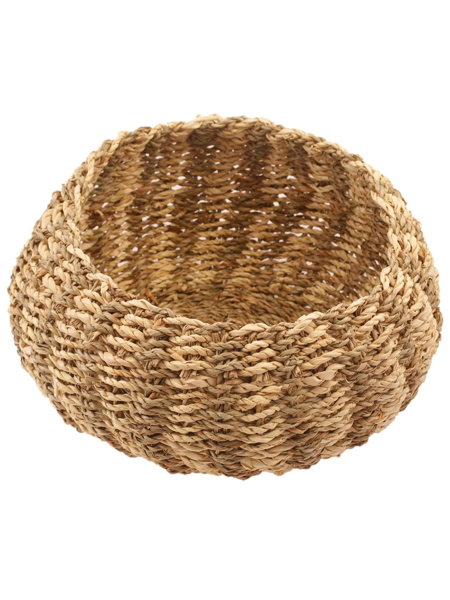 Naturallyours Brown Sea Grass Medium Storage and Gift Basket