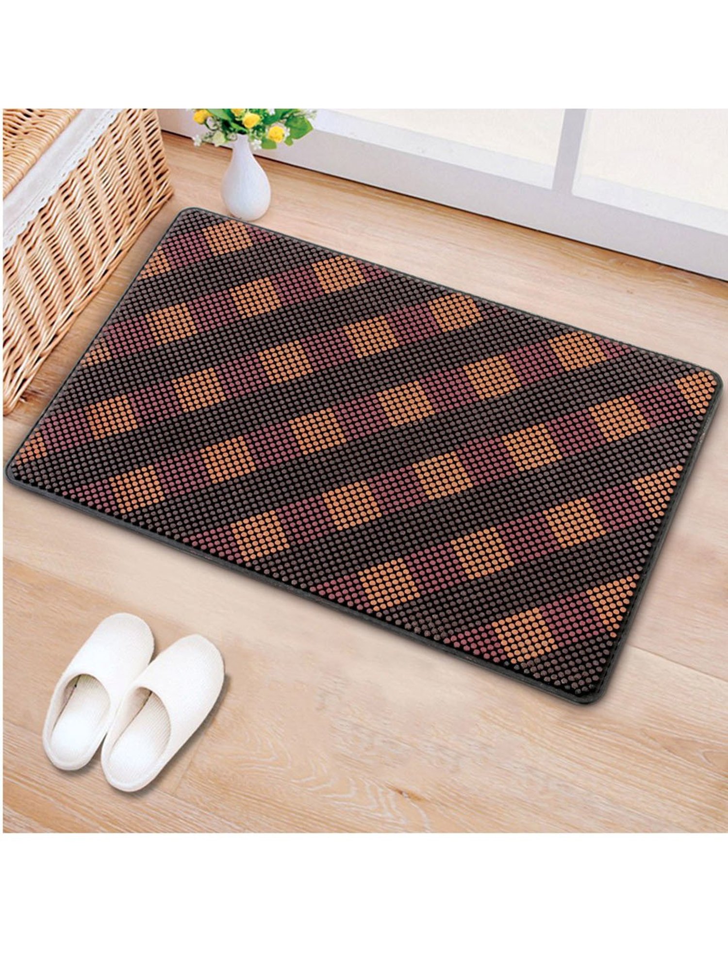 Freelance Grey PVC Set of 1 Door Mats