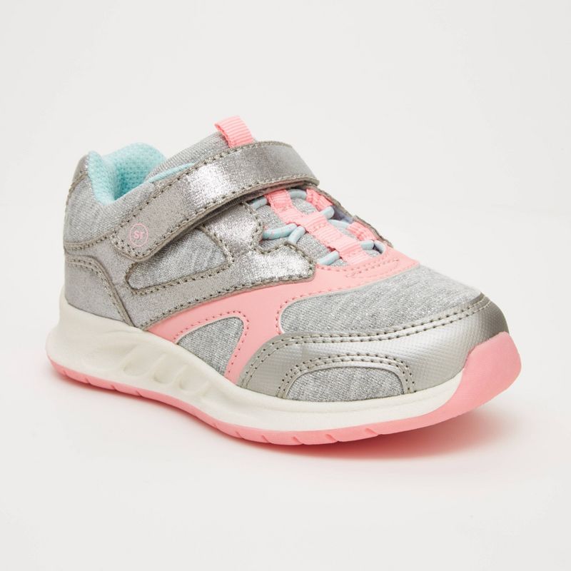 Toddler Girls' Surprize by Stride Rite Trish Sneakers - Silver 5