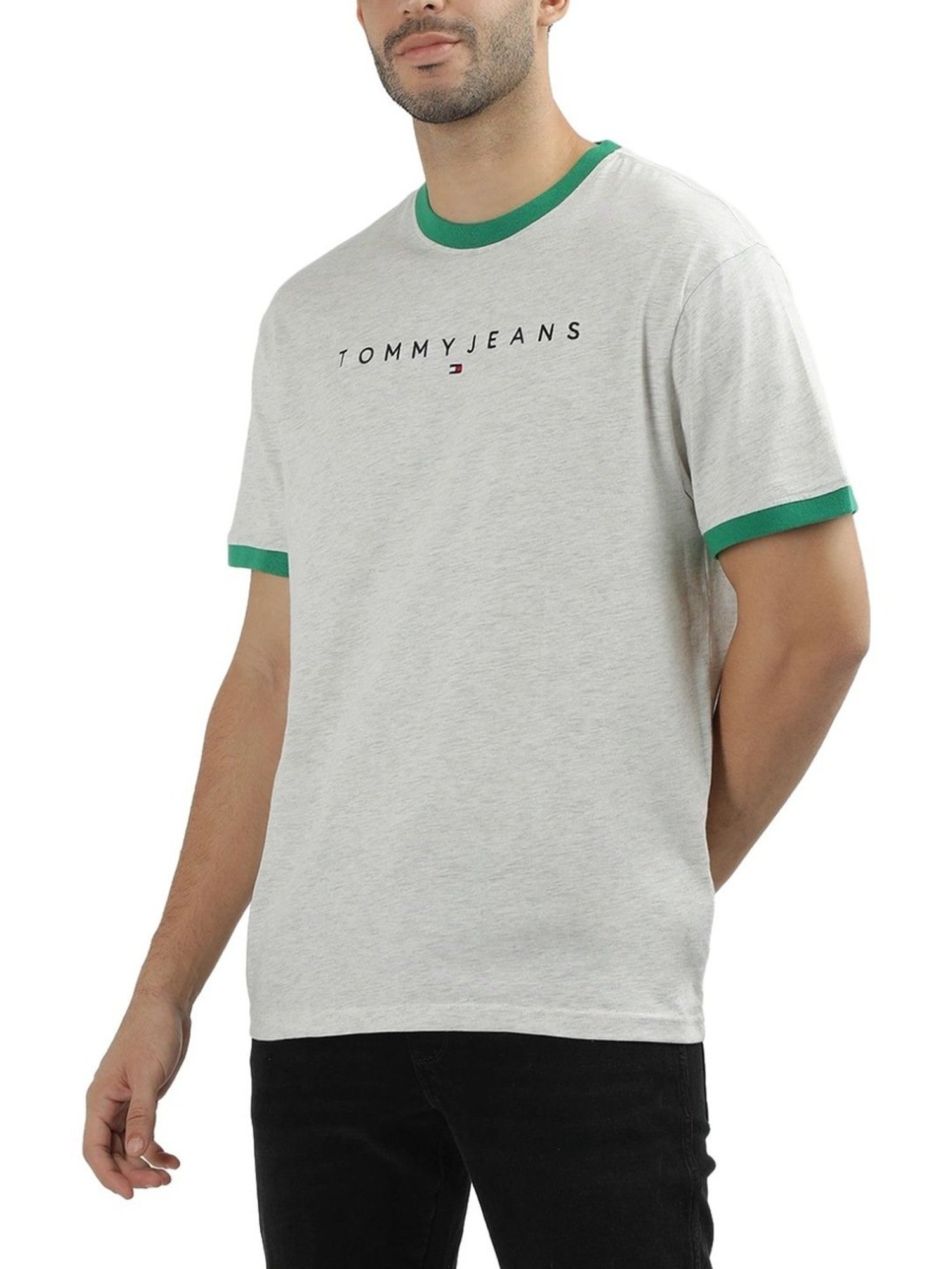 Tommy Hilfiger White Logo Regular Fit T-Shirt