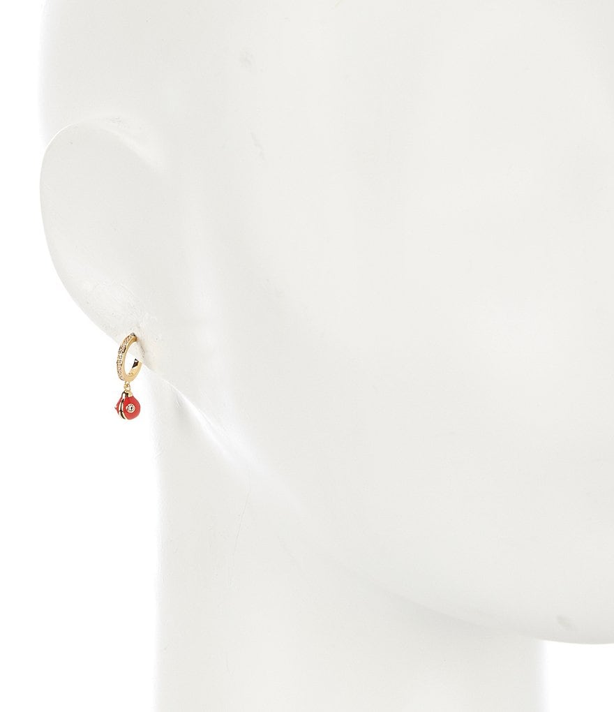 kate spade new york Ladybug Huggie Earrings