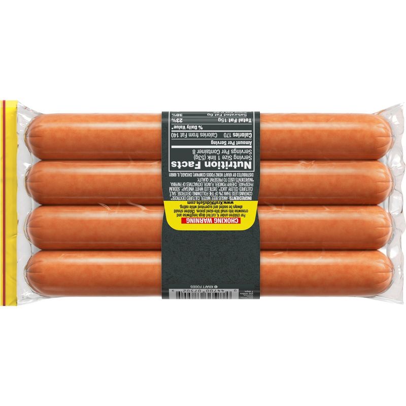 Oscar Mayer Bun-Length Uncured Angus Beef Franks - 15oz