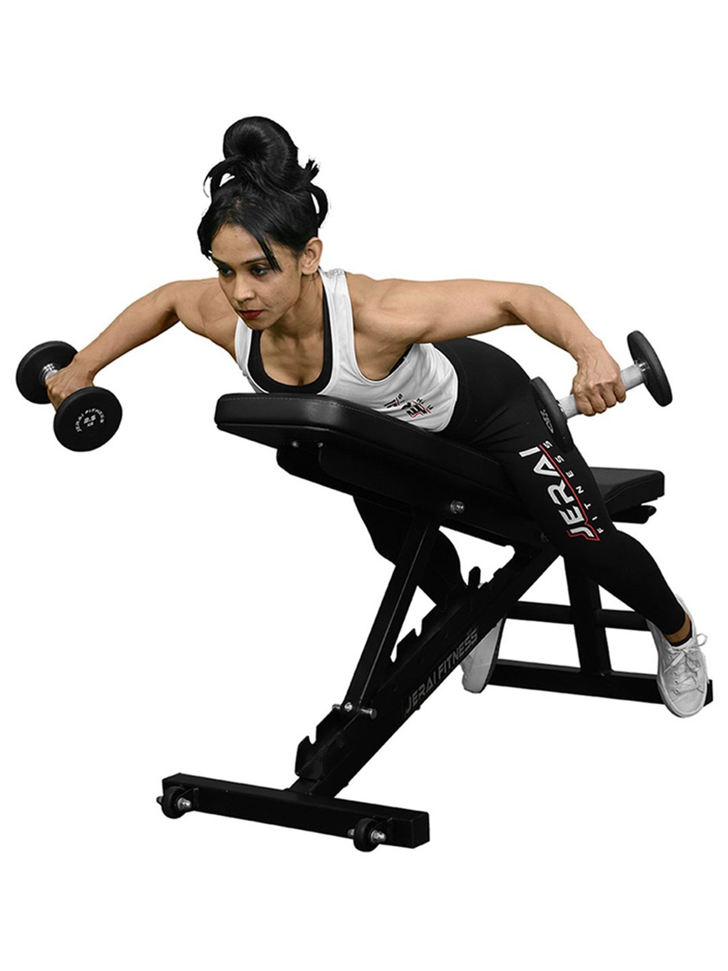 Jerai Fitness JHBR-108 Foldable Super Bench (Black)