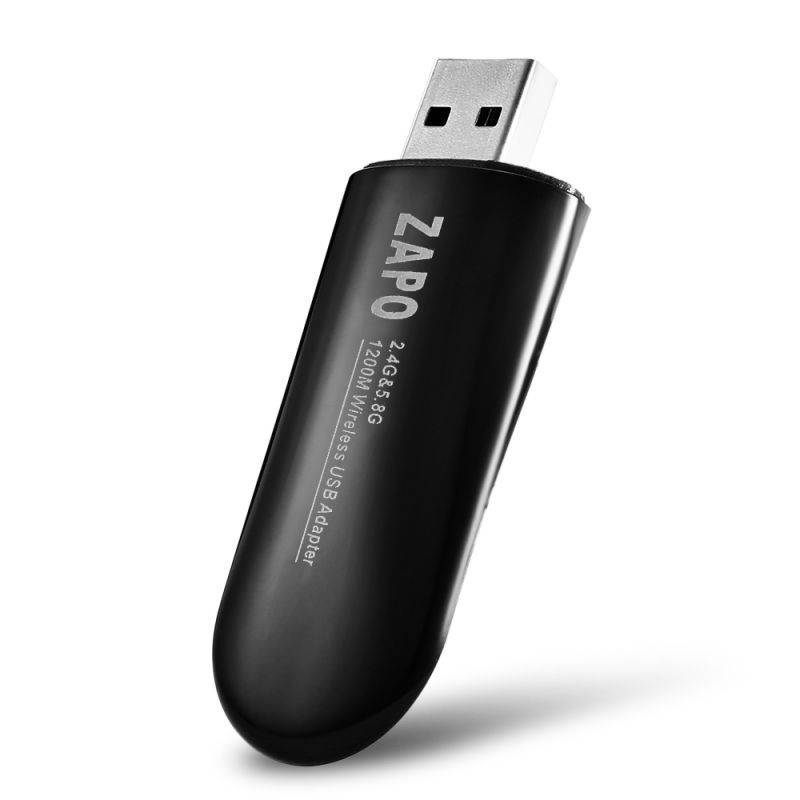 802.11AC Dual Band 2.4G/5G Wireless USB3.0 Wifi Adapter 1200Mbps USB Wifi Dongle support Windows Mac 2DBi Antenna Wifi Receiver for desktop laptop PC