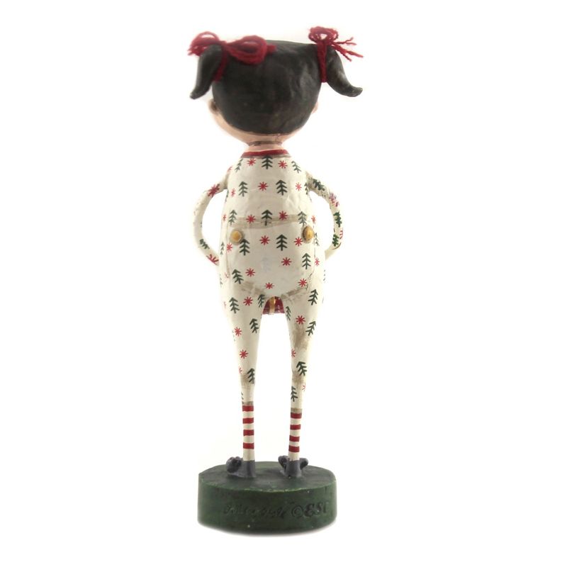 Lori Mitchell 6.25" Jenny's Christmas Jammies Mouse Slippers Christmas  -  Decorative Figurines