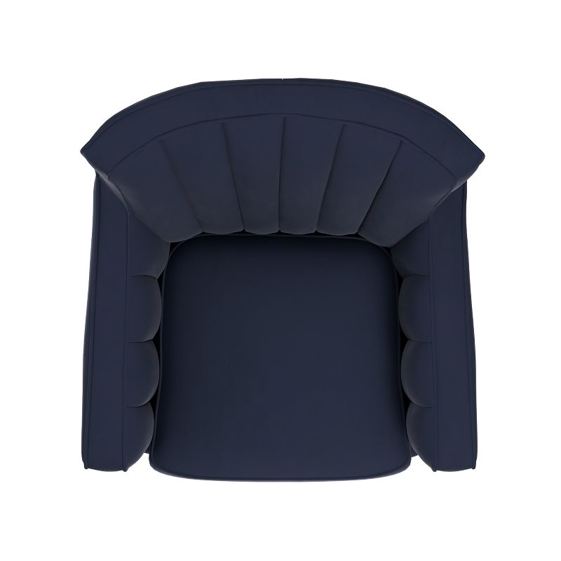 Zerk Swivel Armchair Blue - Handy Living