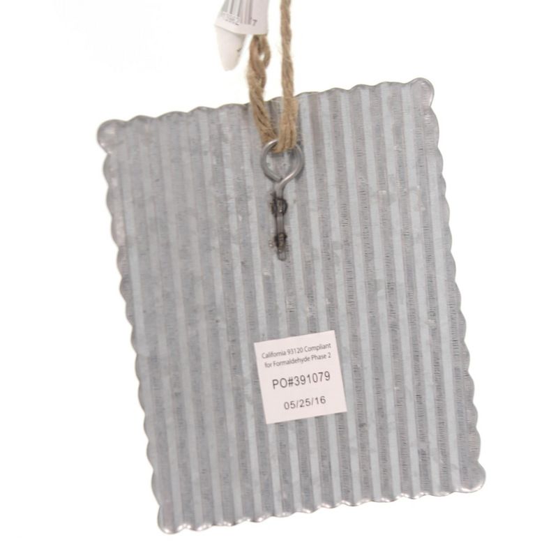 Holiday Ornaments Snowman On Tin Christmas Front Door  -  Tree Ornaments