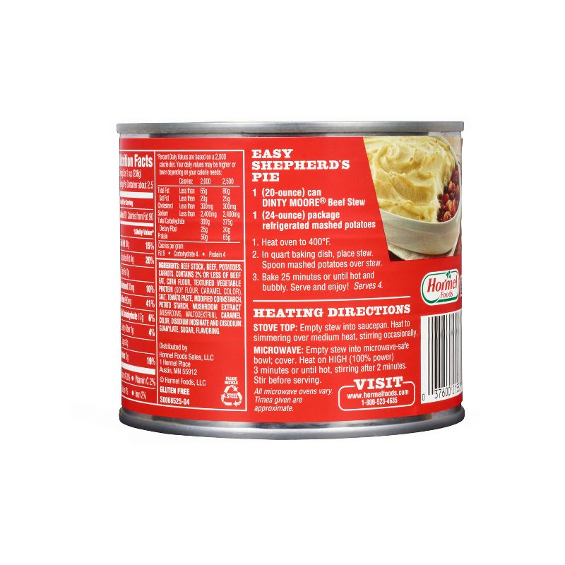 Dinty Moore Hearty Meals Beef Stew 20oz