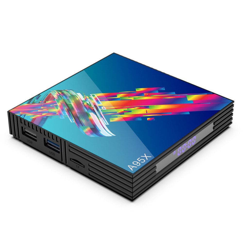 A95X R3 Smart Android 9.0 TV Box RK3318 Quad Core 64 Bit 2GB/16GB UHD 4K VP9 H.265 2.4G / 5G WiFi BT4.2 HD Media Player Display Screen Remote Control