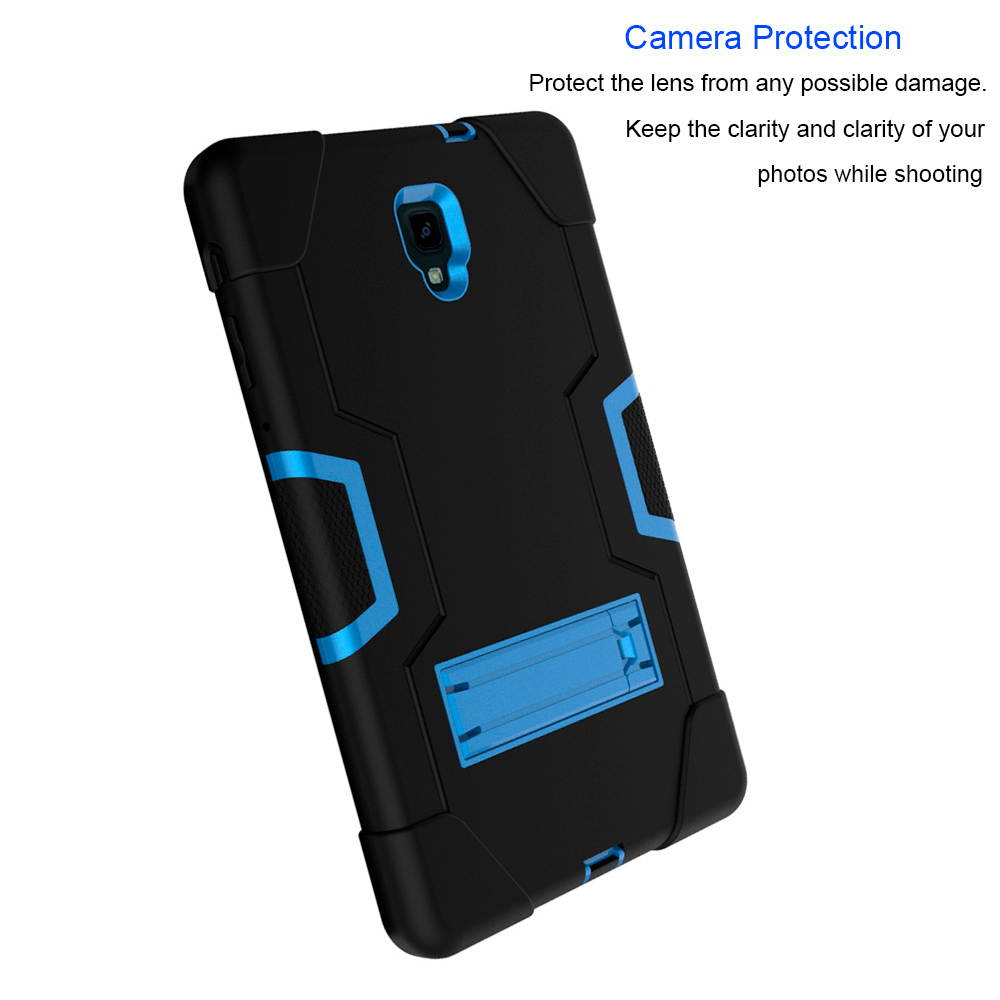 Galaxy Tab A 10.5 2018 Case,Mignova 3 Layer Heavy Duty Hybrid Shockproof Silicone+Hard PC Bumper Full-Body Protective Case Cover with Stand for Samsung Galaxy Tab A 10.5 SM-T590/T595