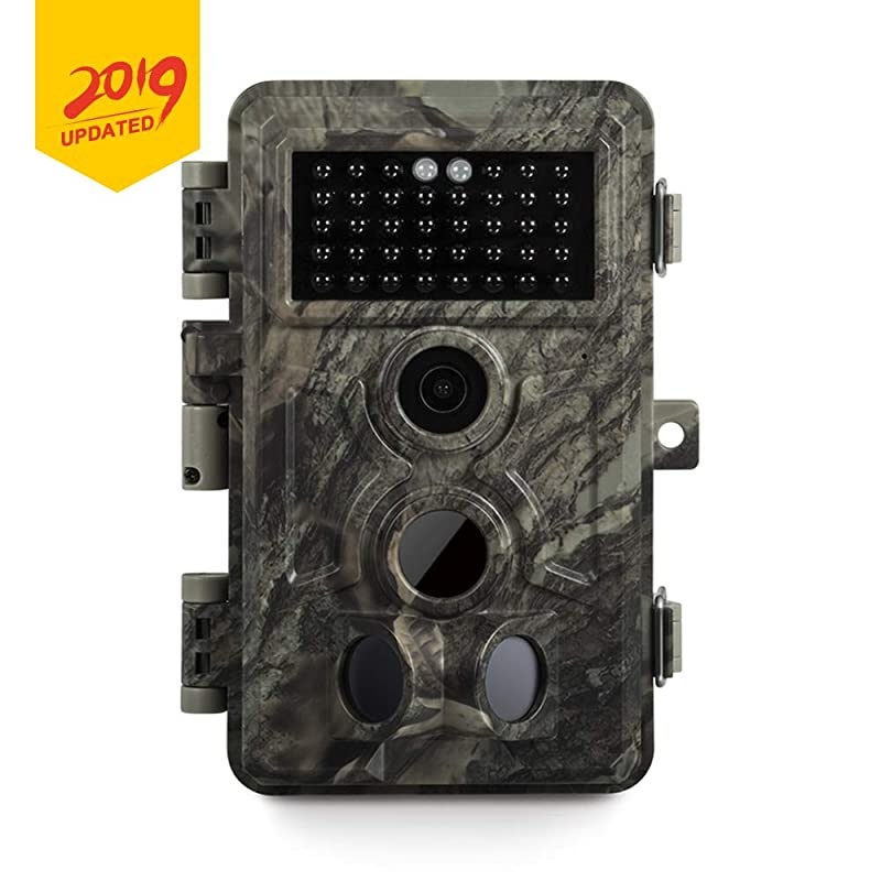 Game Trail Camera 20MP 1080P Fast 0.2S Motion Activated 75ft No Glow Night Vision Waterproof Cam for Wildlife Deer Trail Outdoor Critter Animal Scouting