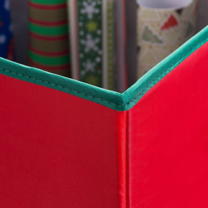 Elf Stor 30" All Occasion Vertical Wrapping Paper Storage Box with Lid Red