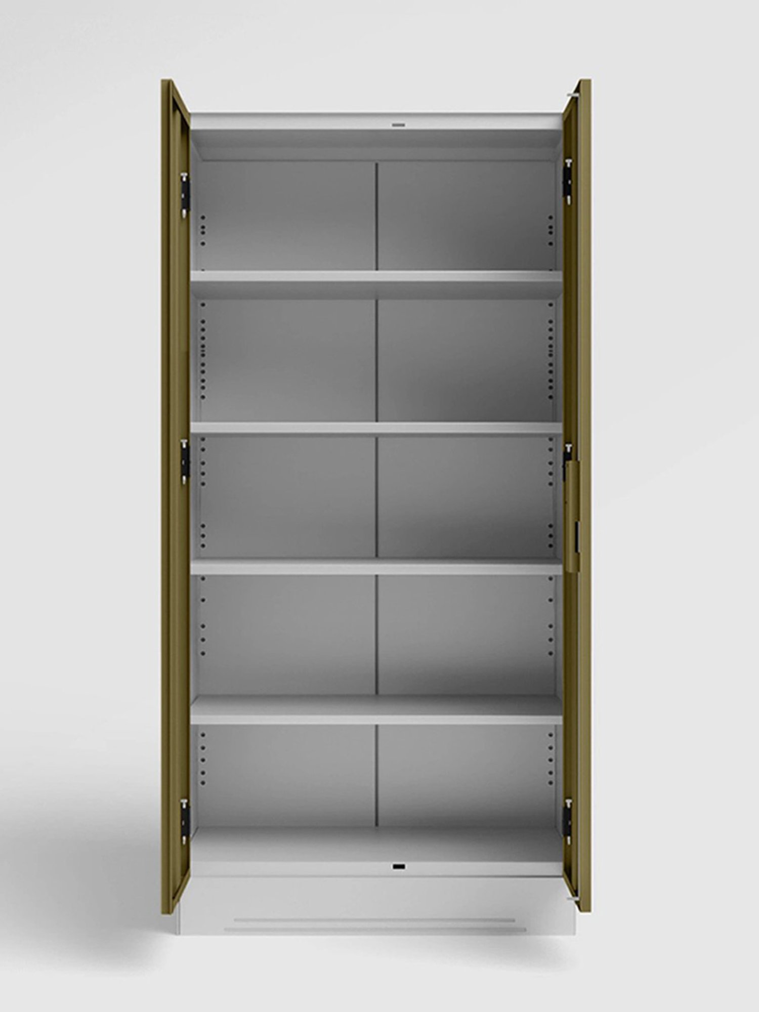 Godrej Interio Ewa Brown Engineered Wood 4 Door Wardrobe