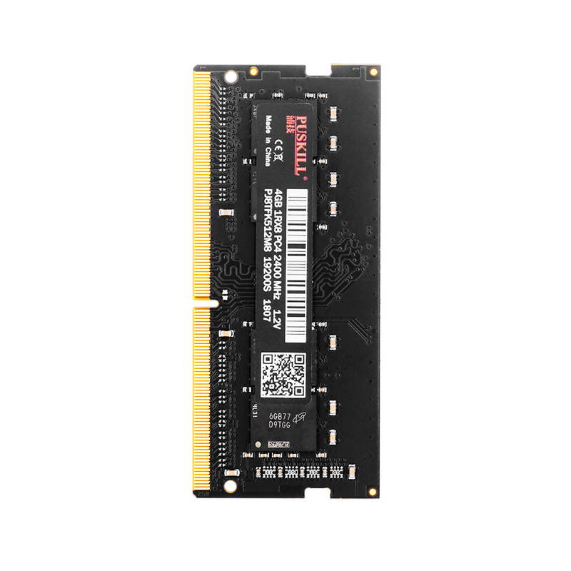 PUSKILL DDR3 1600MHz SODIMM RAM PC3-12800 4G 1.35V CL11 204 Pin Support ECC Unbuffered Laptop Memory Notebook RAM Module for Mac Intel and AMD System
