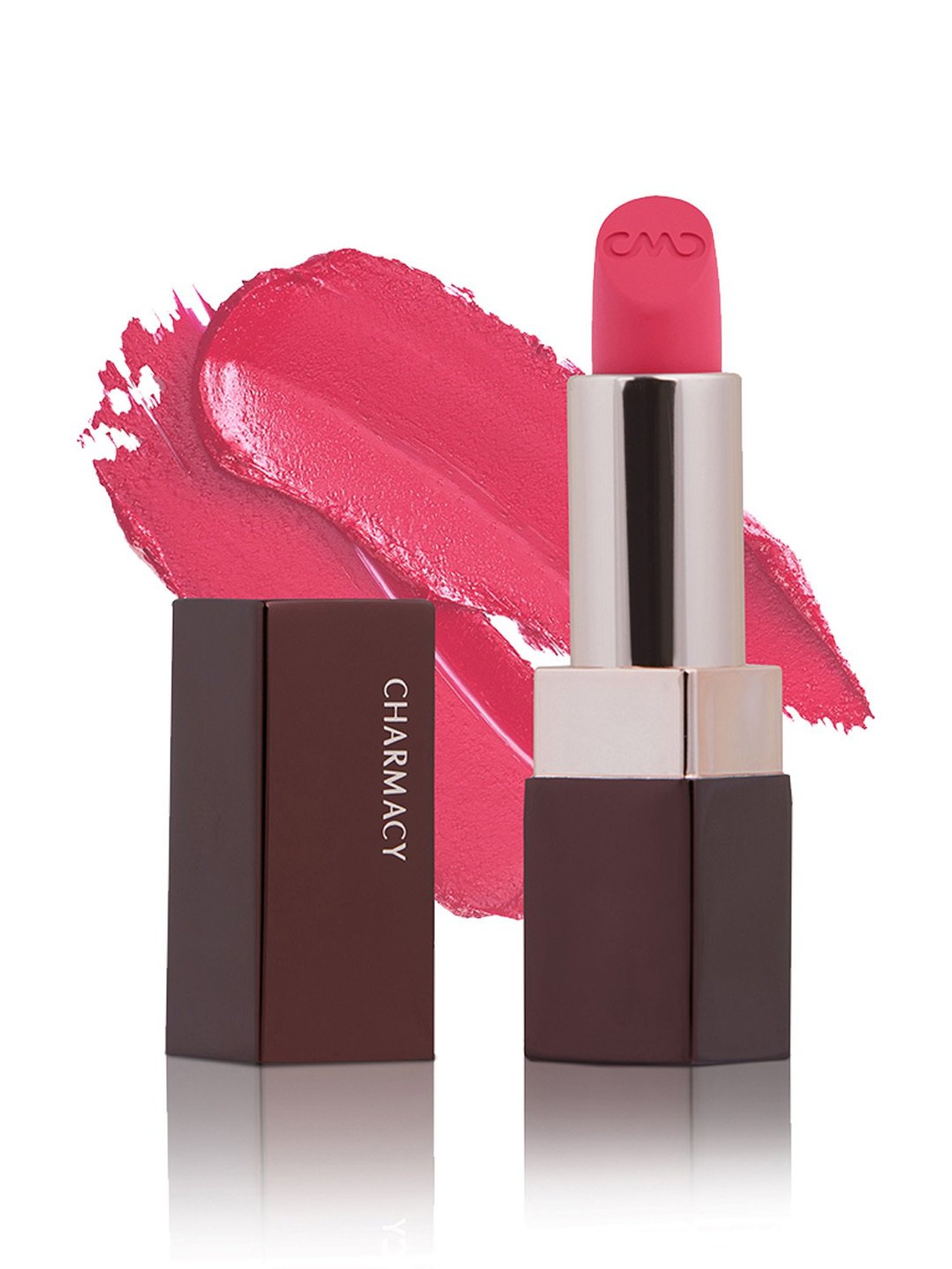 CHARMACY Milano Soft Satin Matte Lipstick Shimmering Blush 48 - 3.8 gm
