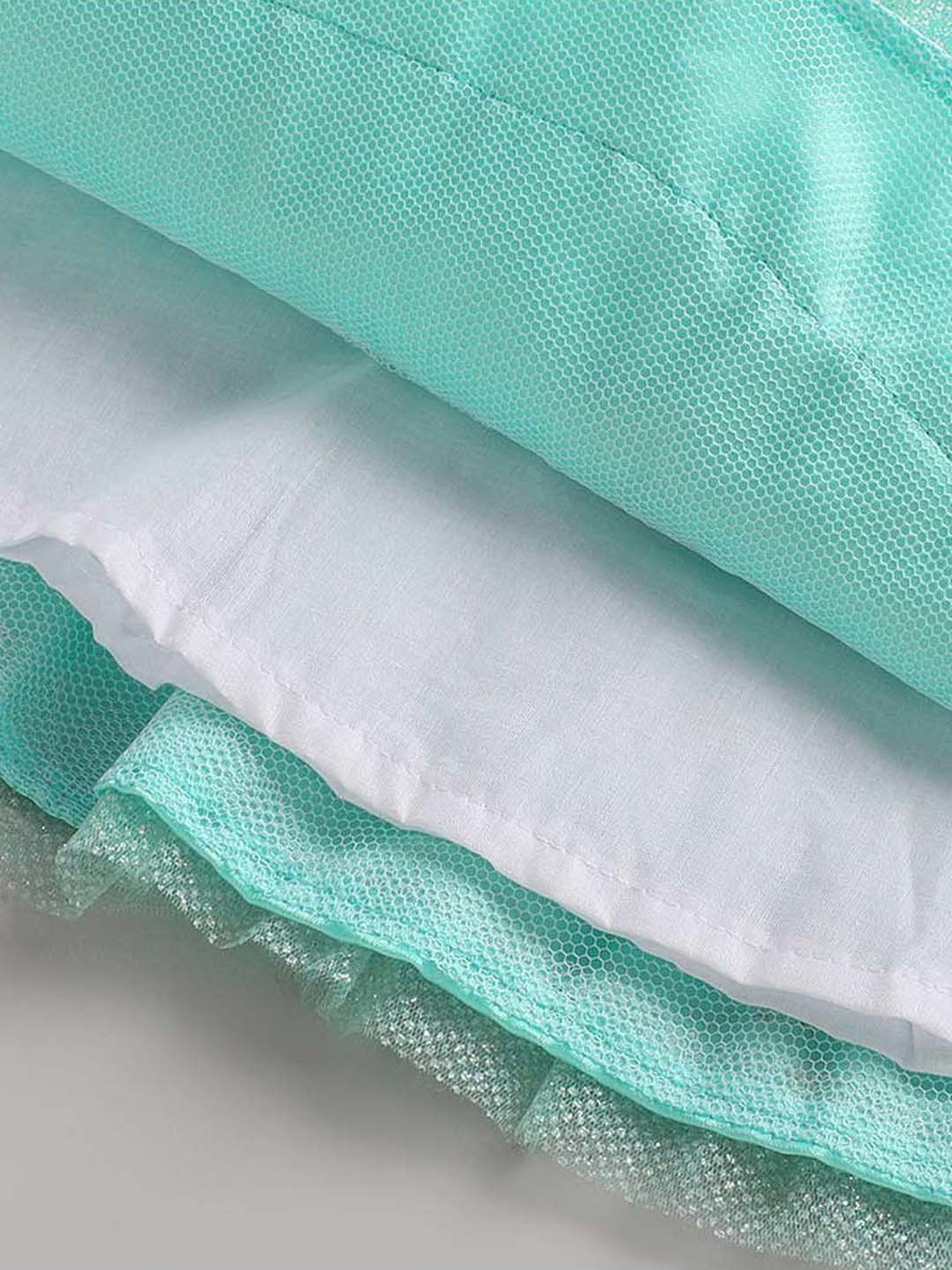 The Magic Wand Kids Blue Applique Dress