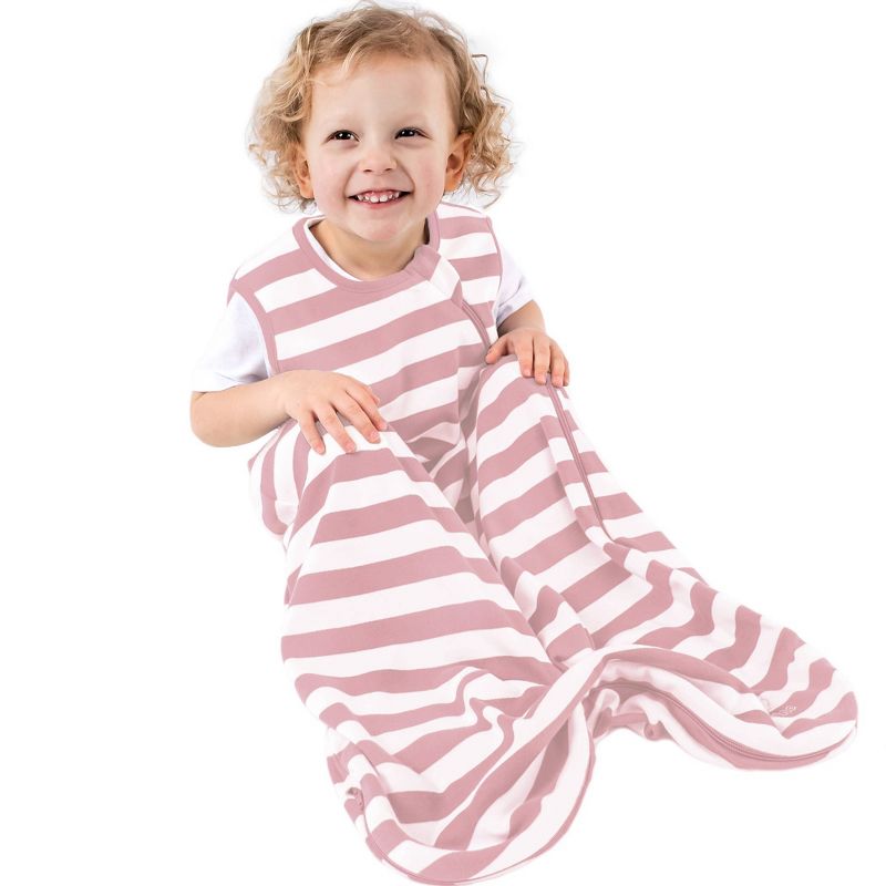 Ecolino Organic Cotton Swaddle Wrap - Blush 0-6 Months