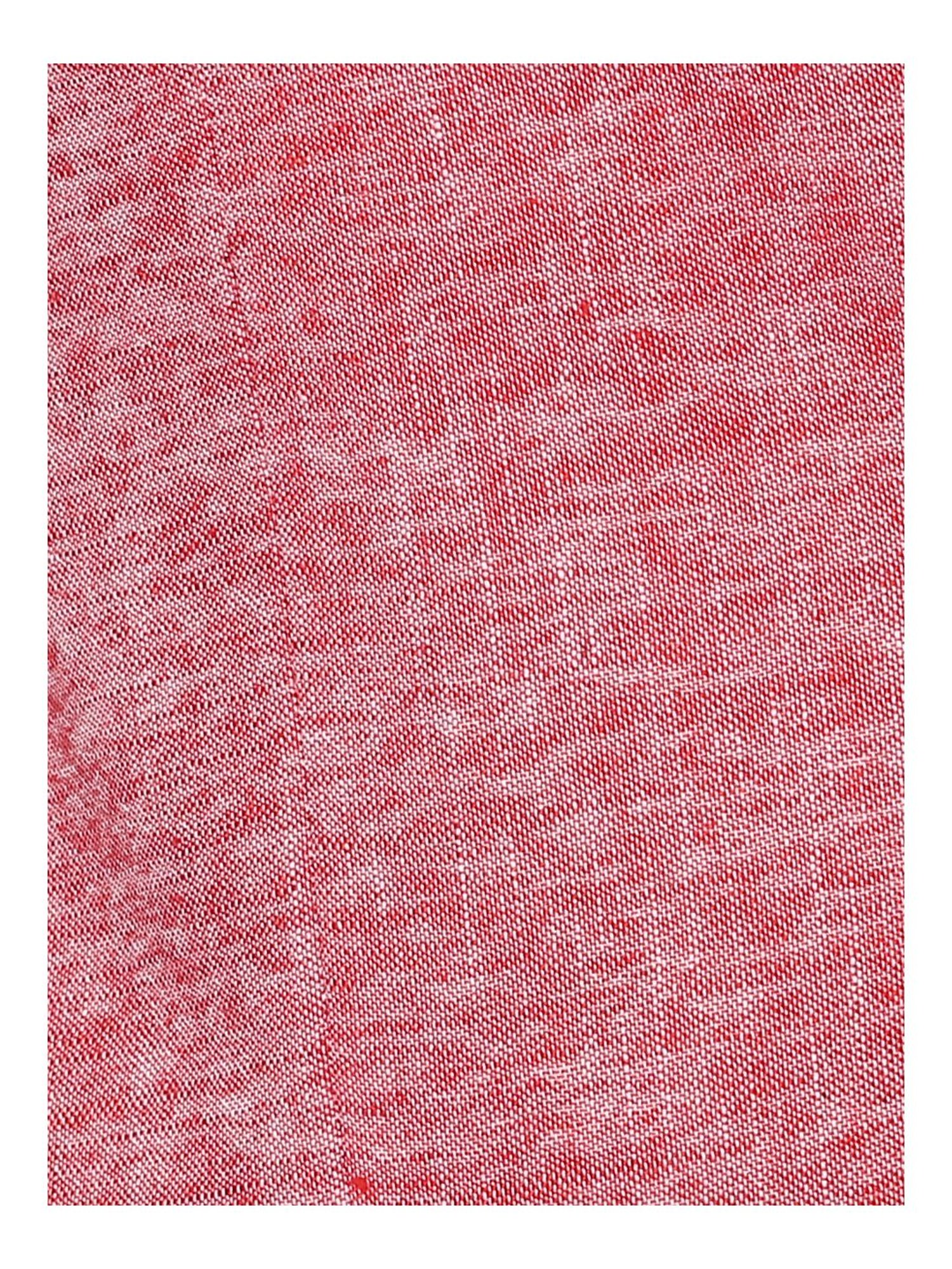 Hang Up Red Linen Regular Fit Blazer