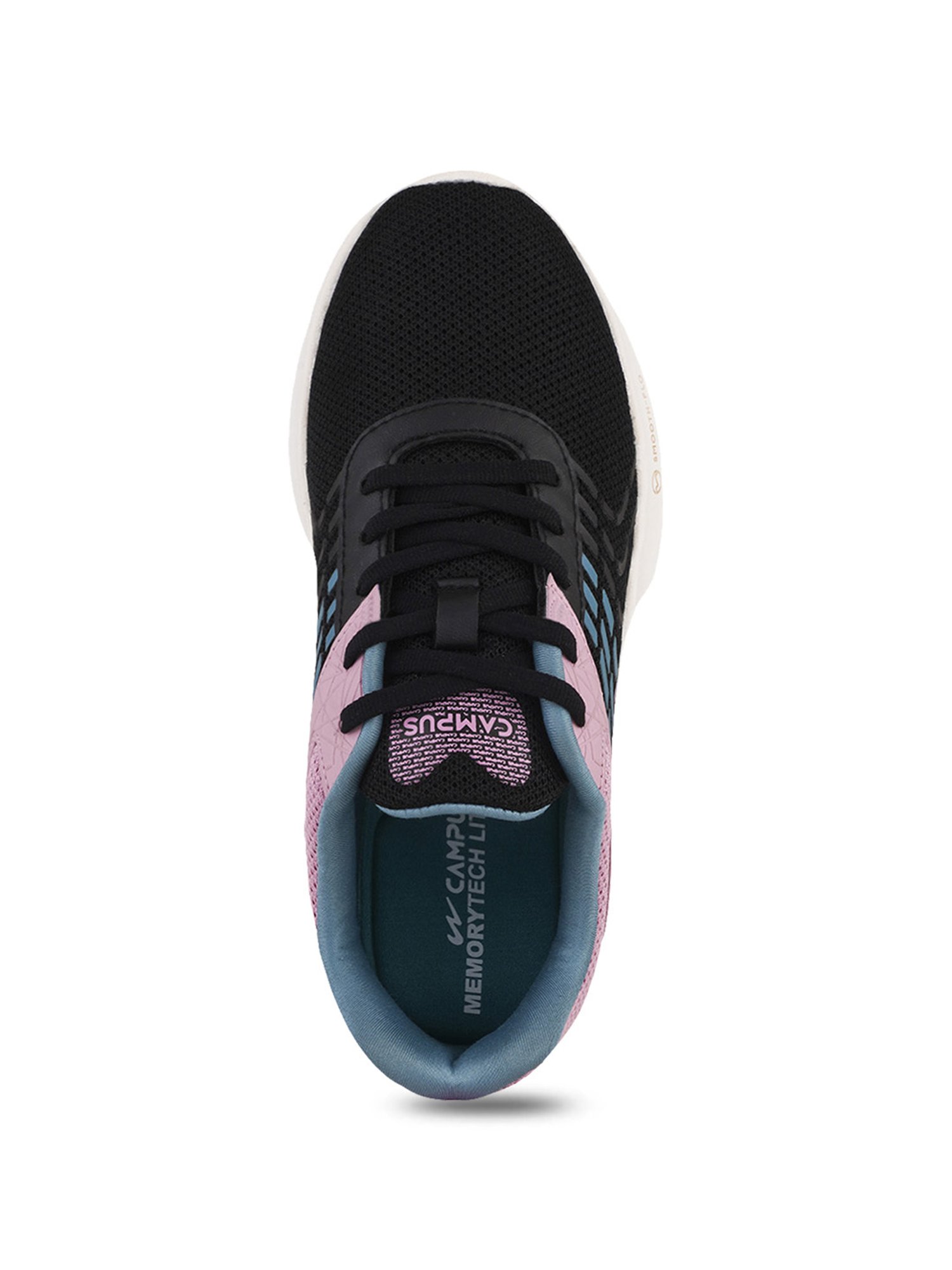 Campus Women's Amiko Black Running Shoes